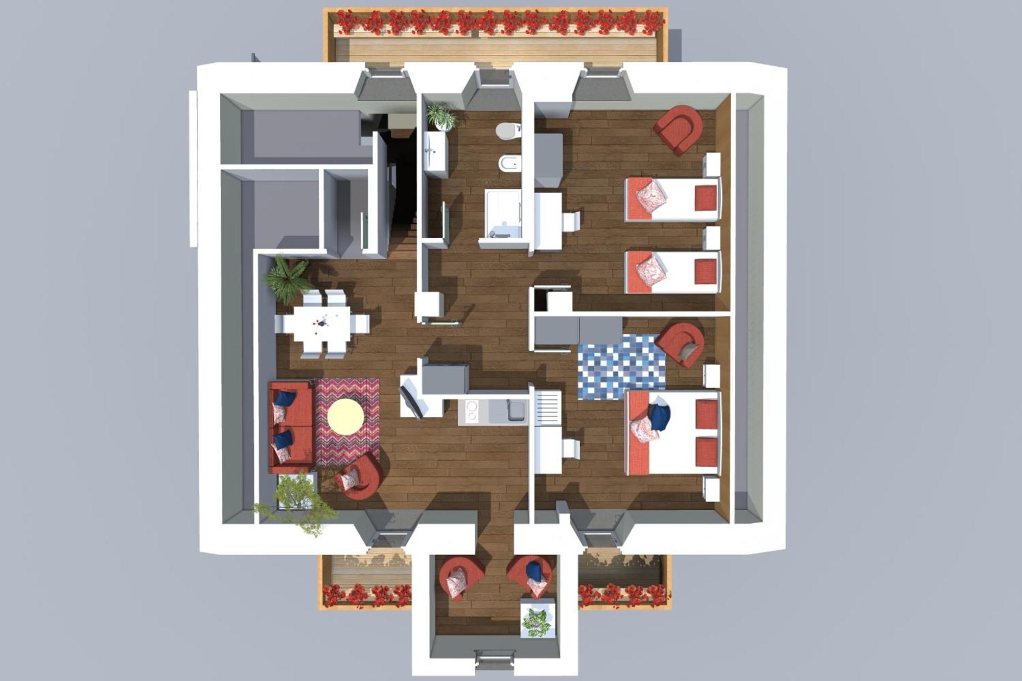 Residence Cavanis Wellness & Spa Sappada Oda fotoğraf